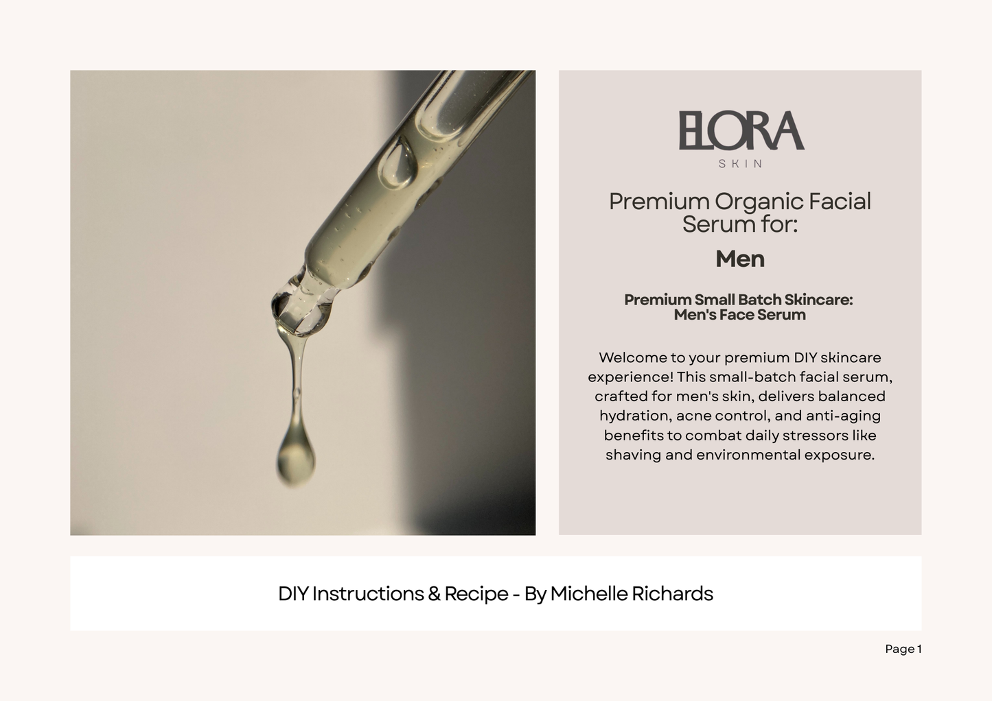 ELORA Men's Face Serum